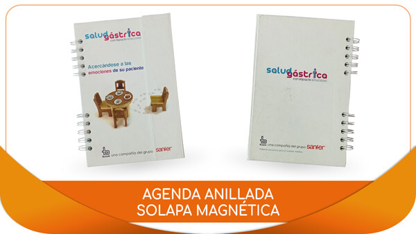 Impresores Ricaurte Impresión Digital Gran Formato Personalizado anillada solapa magnetica portada contraportada