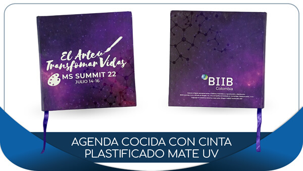 Impresores Ricaurte Impresión Digital Gran Formato Personalizado cocida con cinta plastificadora mate uv portada contraportada